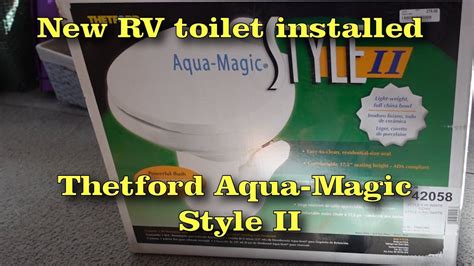 Why It's Important to Replace the Seat on Your Thetford Aqua Magic II Toilet